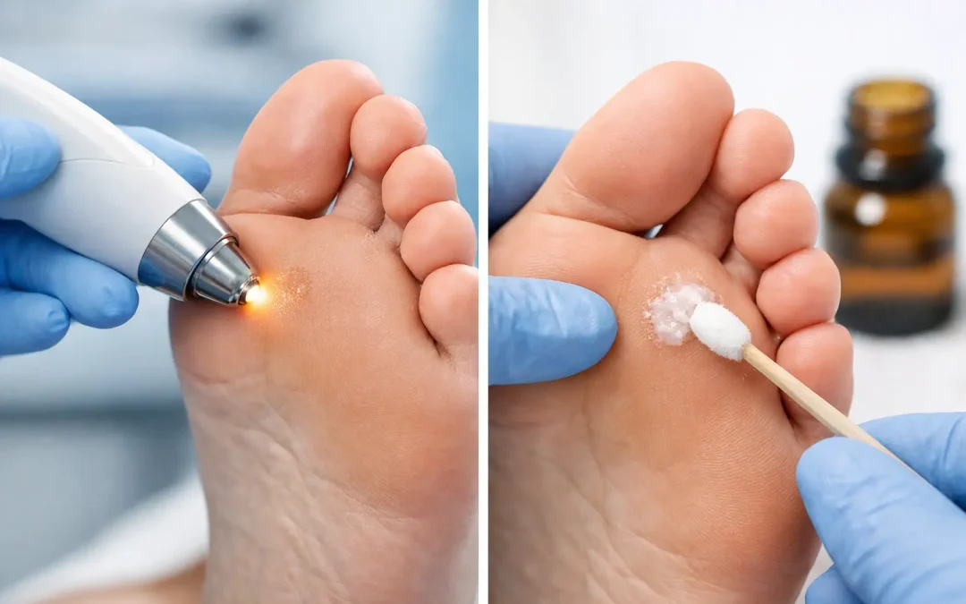 Swift Versus Acid Verruca Treatment: Which Works?
